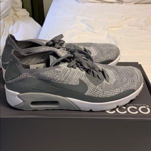 Nike gray and white Air Max